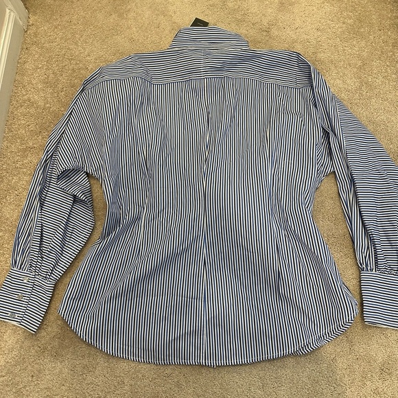 Lauren Ralph Lauren Puff Sleeve Tie Waist Shirt 2X NWT - Picture 4 of 4